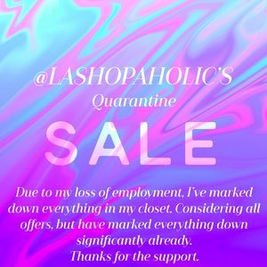 CLOSET SALE!
